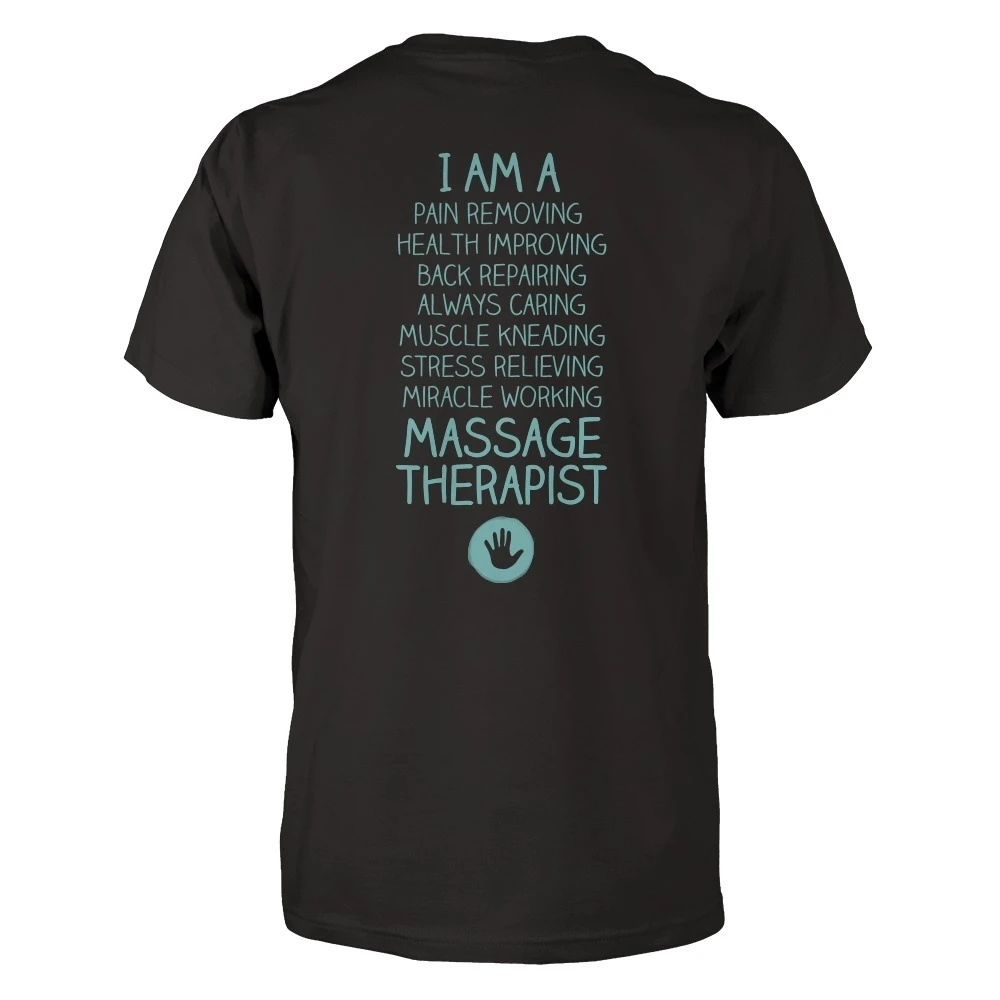 

Summer funny print men tshirt women I am a Massage Therapist!