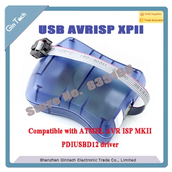 

PDIUSBD12 USB AVRISP XPII, Atmel AVR Programmer compatible with AVRISP mkII AVR ISP Programmer mk2 Supports AVR Studio 4/5/6