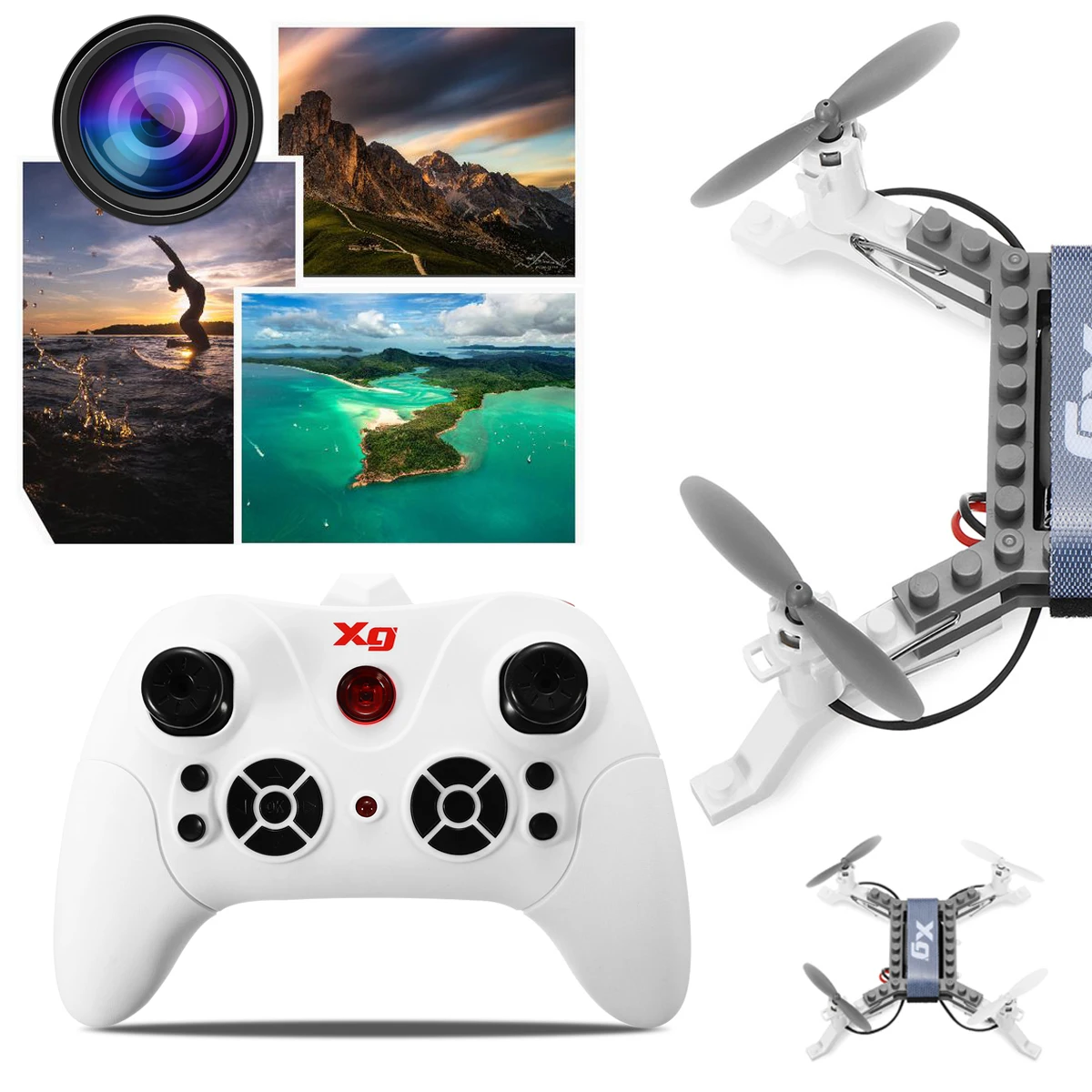 XG171 RC Remote Controlled Drone Headless Mode Quadcopter DIY Building Kit Gift Solid 3D Flips
