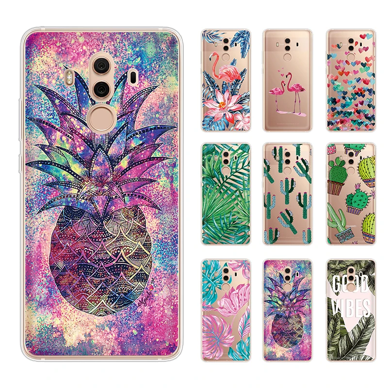 

GerTong Soft TPU Pattern Case For Huawei P20 Pro P30 Lite P Smart 2019 Silicone Cover Cute Cats Flowers Shell for Huawei P30