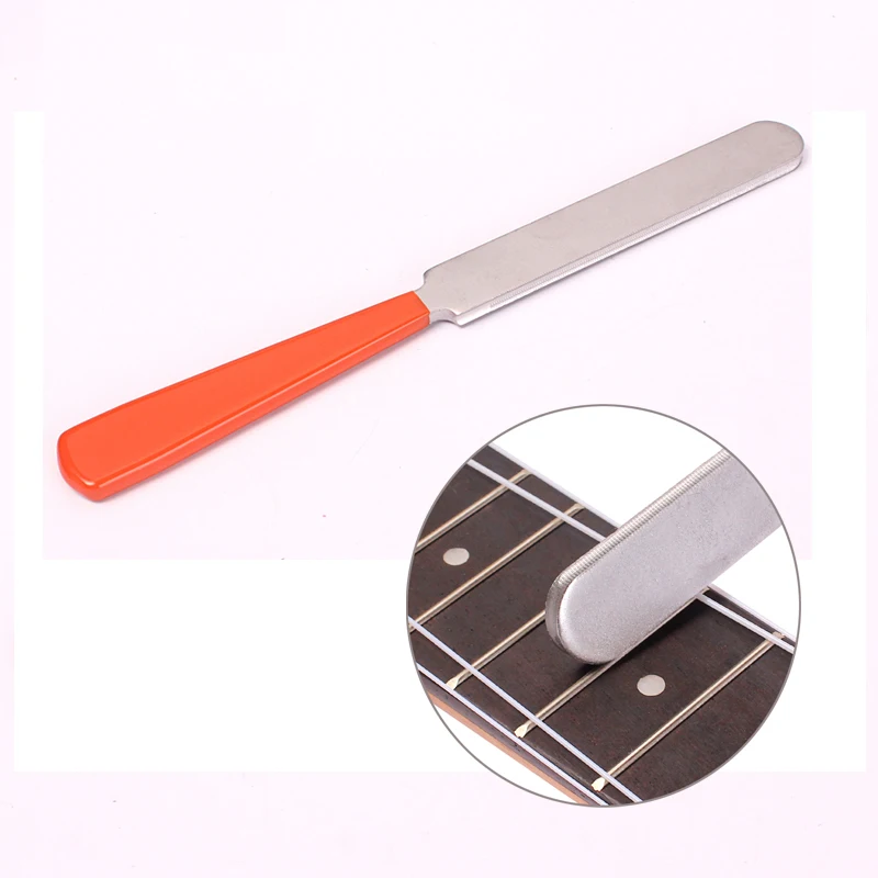 

High Quality Guitar Fret Crowning Luthier File Stainless Steel Narrow Dual Cutting Edge Tool