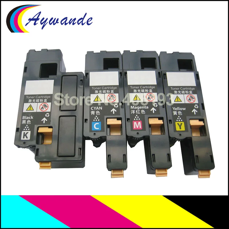

4 X Compatible for Fuji Xerox DocuPrint CM115w CM115 CM225w CM225 CP115w CP115 CP116w CP116 CP225W CP225 color toner cartridge