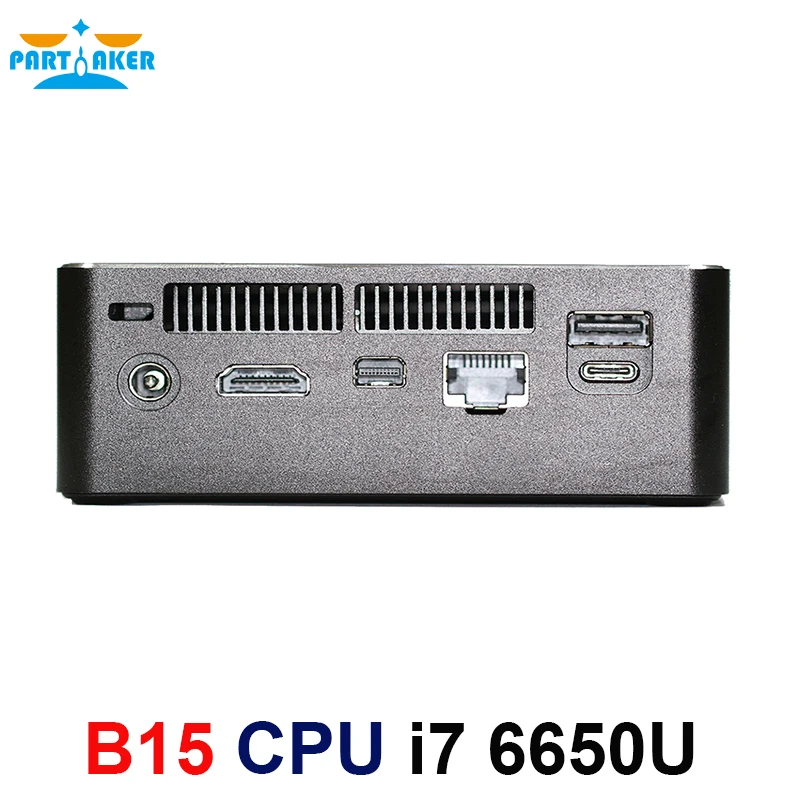 Skylake Мини ПК i7 6650U Windows 10 DDR4 Ram M.2 SSD Nuc graphics Iris 540 5G AC Wifi Bluetooth HTPC HDMI Mini DP|Мини ПК| |