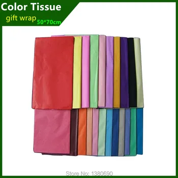 

100sheets/L 50x70cm Tissue Wrapping Paper Gift Paper Wine Bag Shoes Packaging Packing Protection Material,Flower Wrapping Paper
