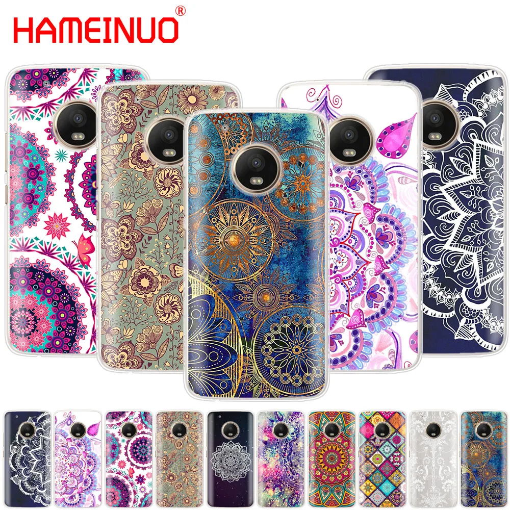 

HAMEINUO Floral mandala Mandara case phone cover For Motorola Moto X4 E4 C G6 G5 G5S G4 Z2 Z3 PLAY PLUS