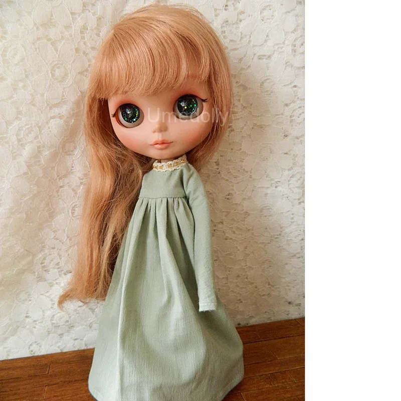 1 шт. Mori Girl Стиль длинное платье для Blyth, Licca, кукла azone одежда 1/6 аксессуары