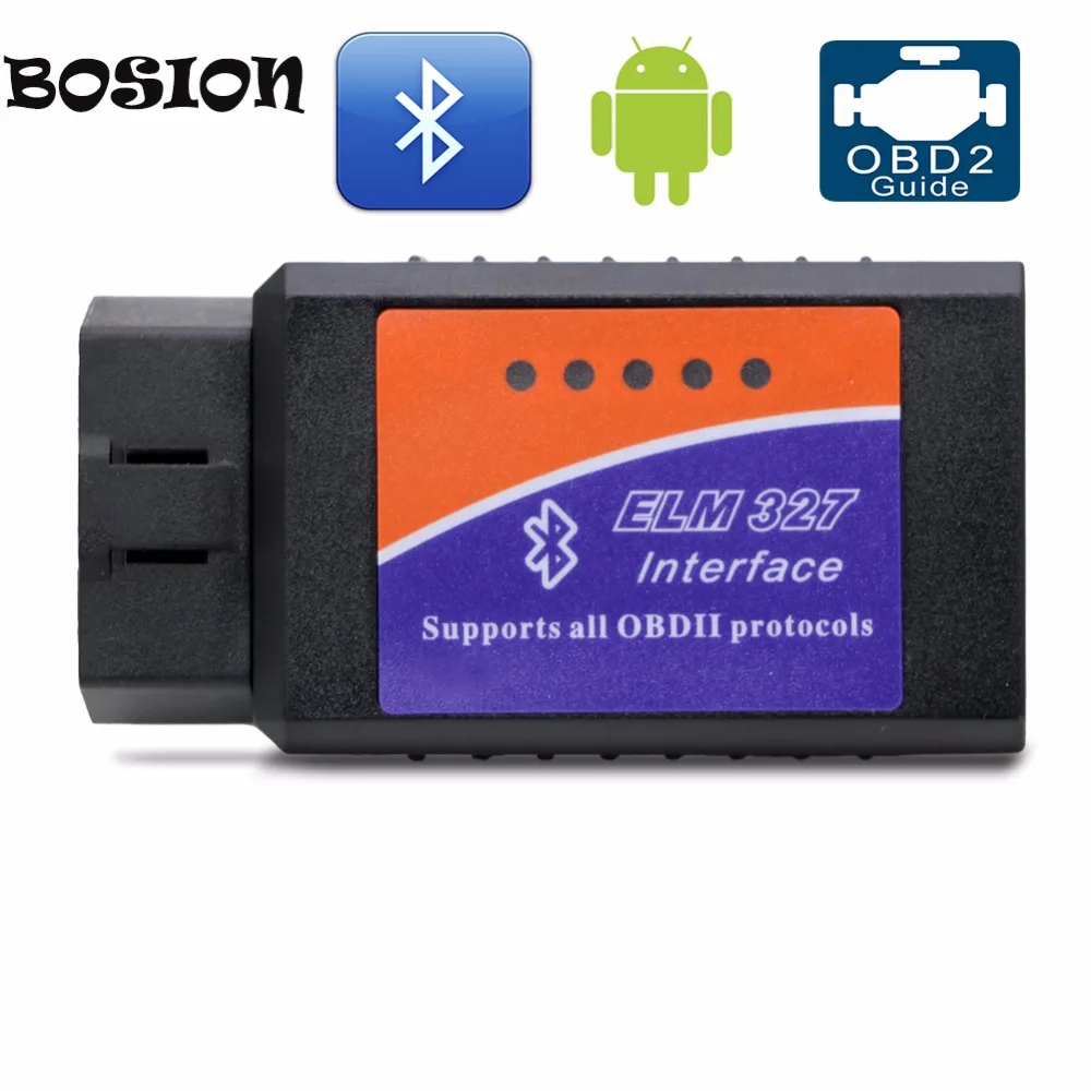 OBD2 Bluetooth Hardware Interface ELM 327 OBD2 Work On Android/PC