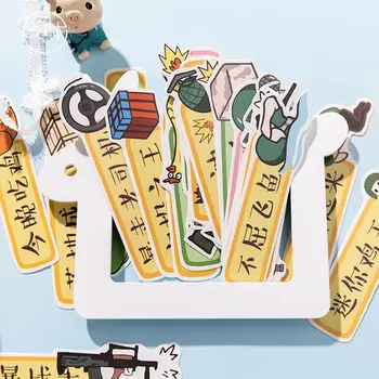 

30 Pcs/Set Game Playerunknown's Battlegrounds Paper Bookmark Book Holder Message Card Gift Stationery