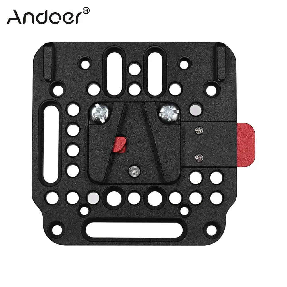 Andoer V-Lock Монтажный Комплект женский V-Dock мужской V-Lock БЫСТРОРАЗЪЕМНАЯ пластина для V-Mount батареи БЫСТРОРАЗЪЕМНАЯ пластина монтажный комплект