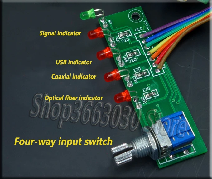 SU4 декодер AK4490 и AK4118 цап поддержка коаксиальный Оптический USB вход RCA выход