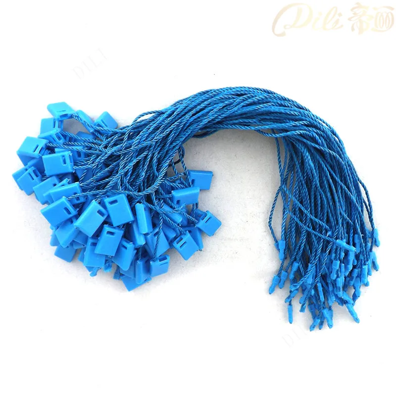 1000 pieces 7'' hang tag string 18cm length garment tag cords paper seal string black white grey red blue