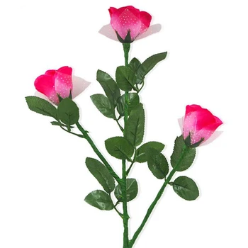 

3 Light Roses Stage Magic Tricks Props Toys