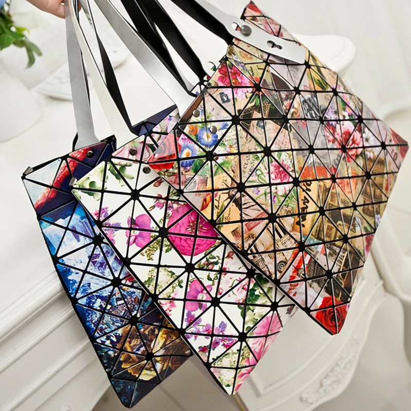 Buy New design flora tote bag laser women shoulder