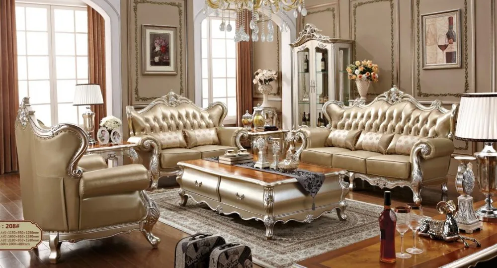 antique lether sofa