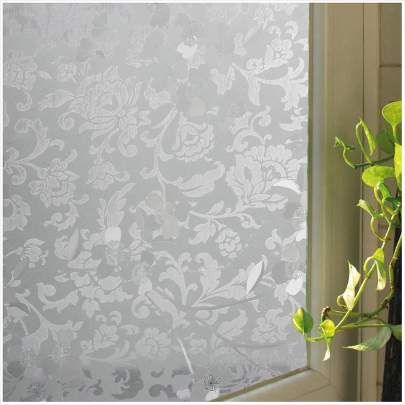 Frosted UV static cling 75cm x 200cm living room sliding door
