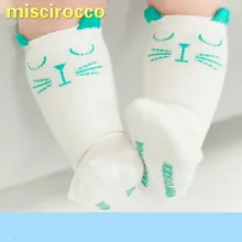 Носки для девочек гетры 0 новорожденных детей 1 средний чулки 3 лет весна и осень зима хлопок милые