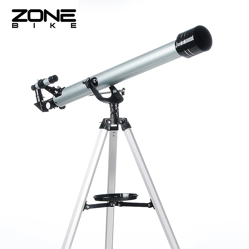 ZONEBIKE HD 675 раз профессиональный астрономический телескоп походный окуляр со штативом большой дальности Монокуляр мощный бинокль - Цвет: sliver