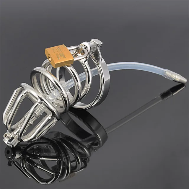 Doble anillo anillo Doble de pene hombre Dispositivo de castidad, tubo de silicona sonido uretral con púas Anti-derramamiento Cockring de jaula de castidad 0c0073 Doble anillo anillo Doble de pene hombre Dispositivo de castidad, tubo de silicona sonido uretral con púas Anti-derramamiento Cockring de jaula de castidad 0c0073