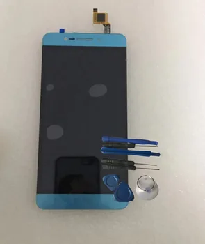 

RYKKZ For Blu Studio C HD S090Q LCD Display With Touch Screen Digitizer Assembly Replacement With Tools+3M Sticker