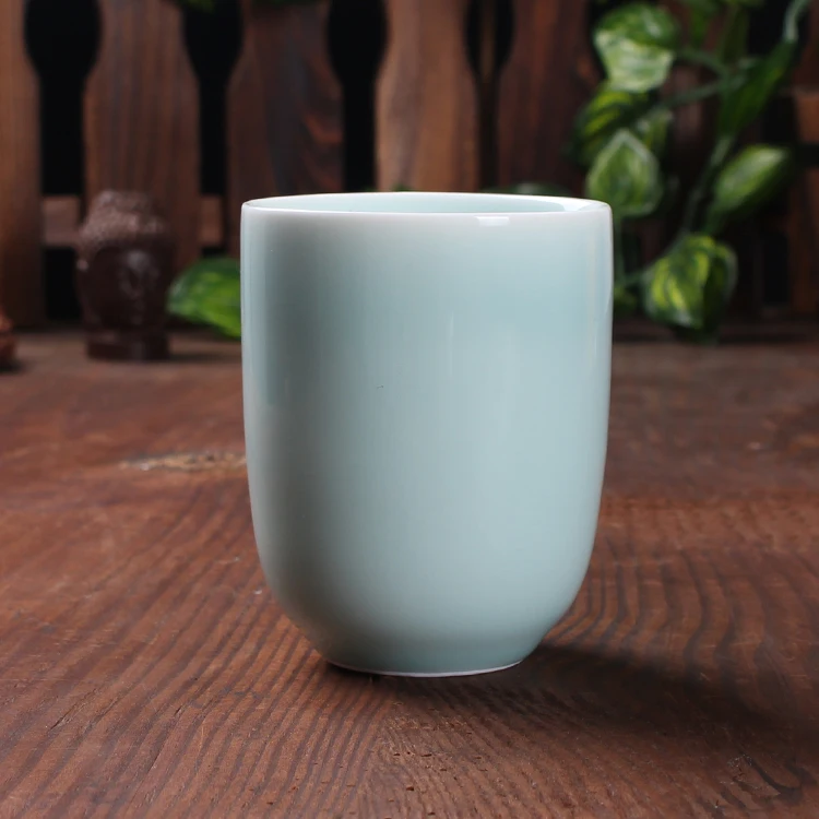 Longquan celadon ледяная трещина глазурь пара офисная домашняя керамическая чашка
