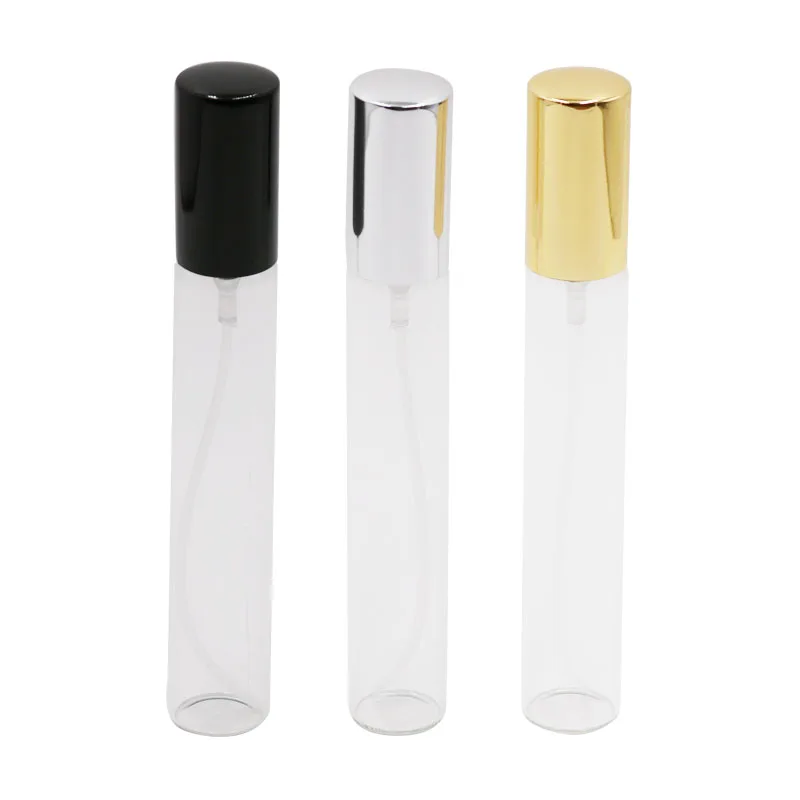 15ML Portable Glass Refillable Perfume Bottle with Aluminum Atomizer