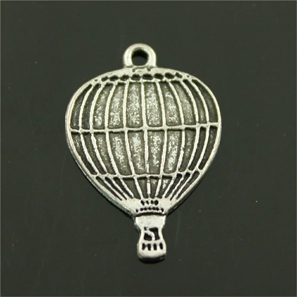 

10pcs Hot Air Balloon Pendant Charms For Jewelry Making 2 Colors Hot Air Balloon Charms Charm Hot Air Balloon 24x16mm