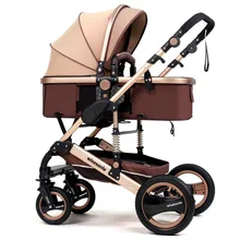 Baby Stroller 2 in 1 Folding Light Four Seasons Multifunction 3 in 1 High Landscape Stroller цена Baby Stroller 2 in 1 Folding Light Four Seasons Multifunction 3 in 1 High Landscape Stroller цены онлайн