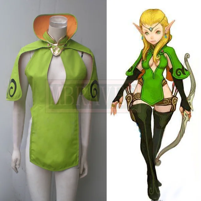 Dragon Nest Archer Cosplay Costume Anime Custom Made Green Uniform sc 1 st AliExpress.com : dragon nest archer costume - Germanpascual.Com