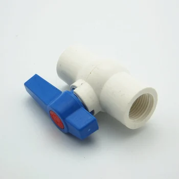 

1" BSP Female Thread PVC Ball Valve Adapter Connector For Garden Irrigation System