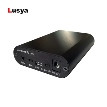 

L1305Solo Mobile portable TDA1305 DAC decoding amp HiFi PCM2706 headphone amplifier board T0510