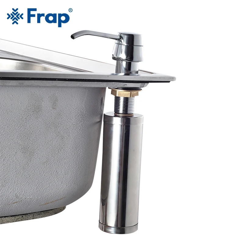 

Frap Liquid Soap Dispenser Cream Lotion Containers Stainless Steel Kitchen Container Hand Soap Press Bottle Shower Accessories
