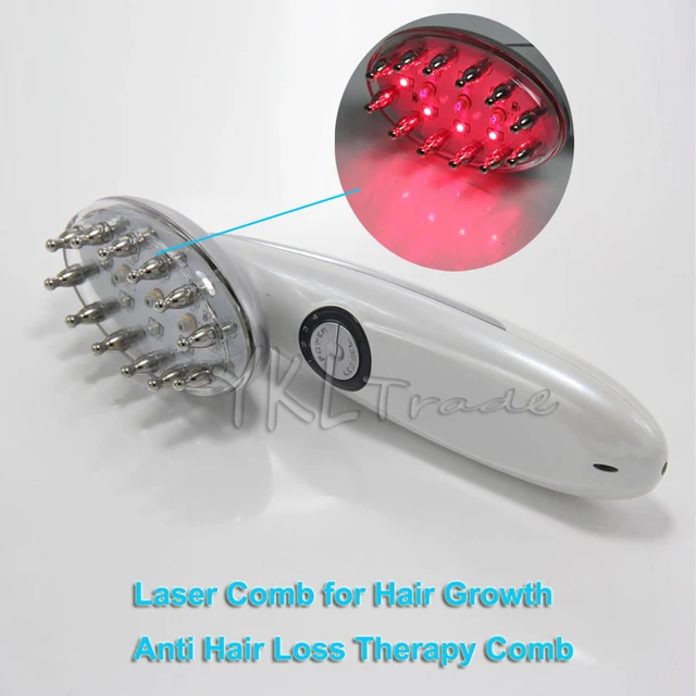 Electric 3 in 1 LED Microcurrent Laser Comb Hair Loss Therapy Hair