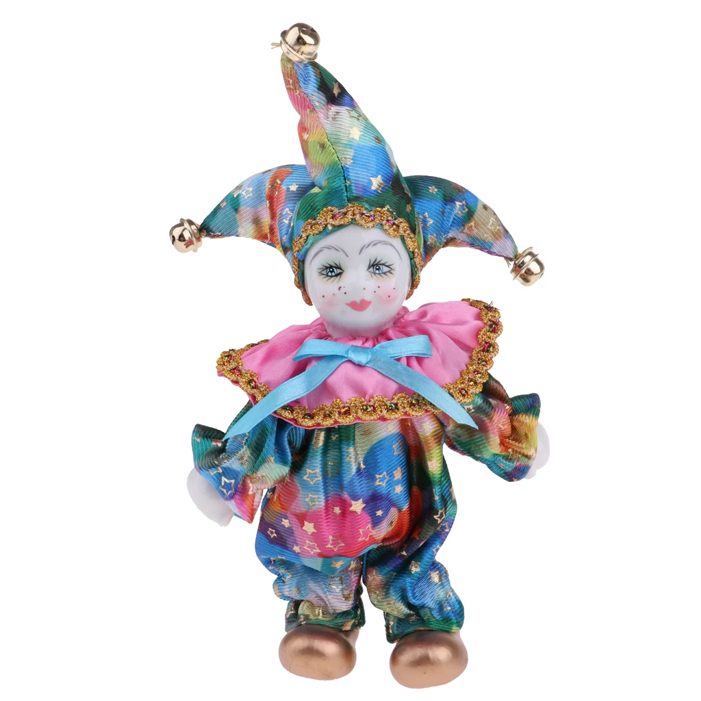 16cm Pretty Italian Porcelain Triangel Doll in Costume Home Display Decoration #4 Children Christmas Gift