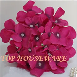 6C available DIA 15cm artificial hydrangea flower head diy wedding bouquet flowers head wreath garland home decoration