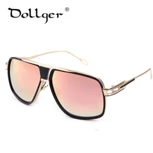Dollger, модные солнцезащитные очки для вождения Для мужчин брендовые дизайнерские Винтаж квадратный очки винтажные очки зеркальные очки de sol hombre S1033