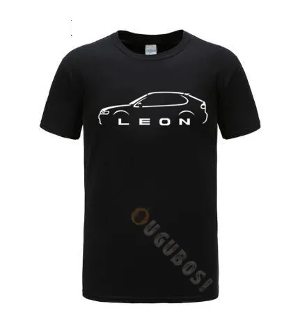 Seat Leon Mk1 вдохновил классический автомобиль для мужчин футболка Летняя мода с