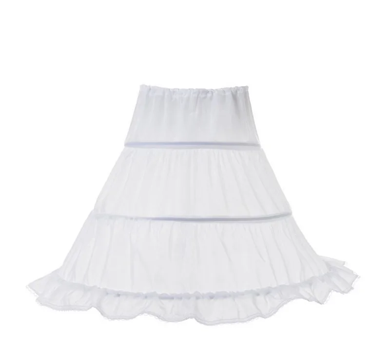 Белая юбка-пачка для девочек; 3 кольца; Детские Свадебные аксессуары; детская юбка для девочек; бальное платье; кринолиновая юбка; Нижняя юбка