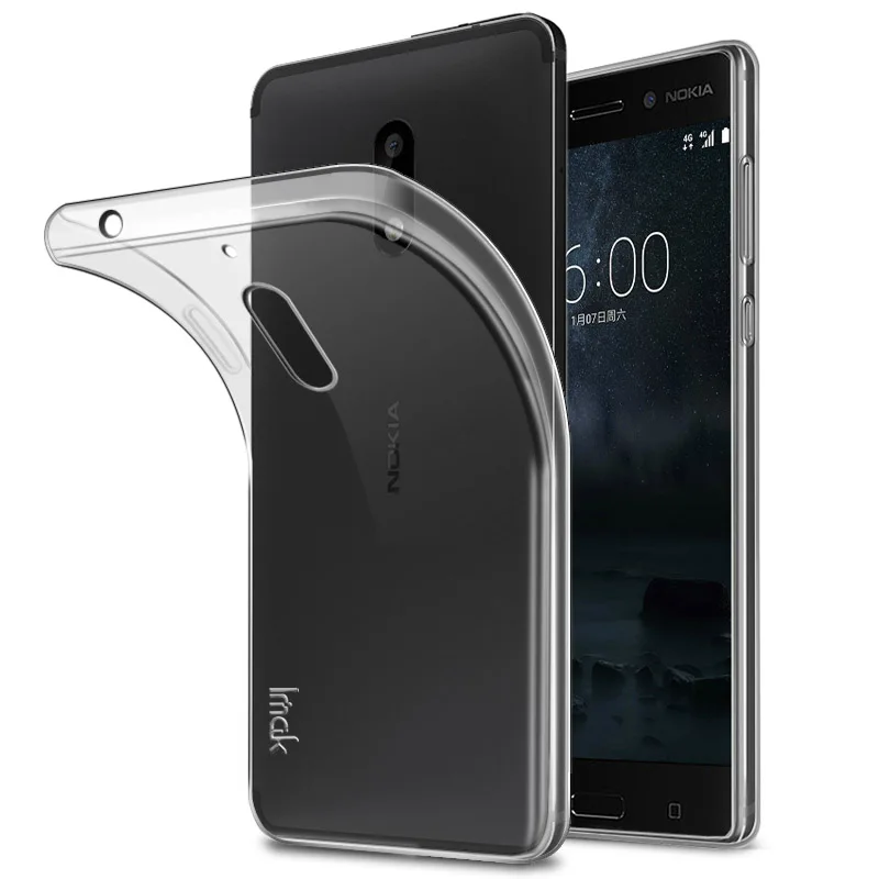 Для Nokia 6 Чехол оригинальный IMAK Супер-тонкий Stealth чехлы телефона для nokia + Экран