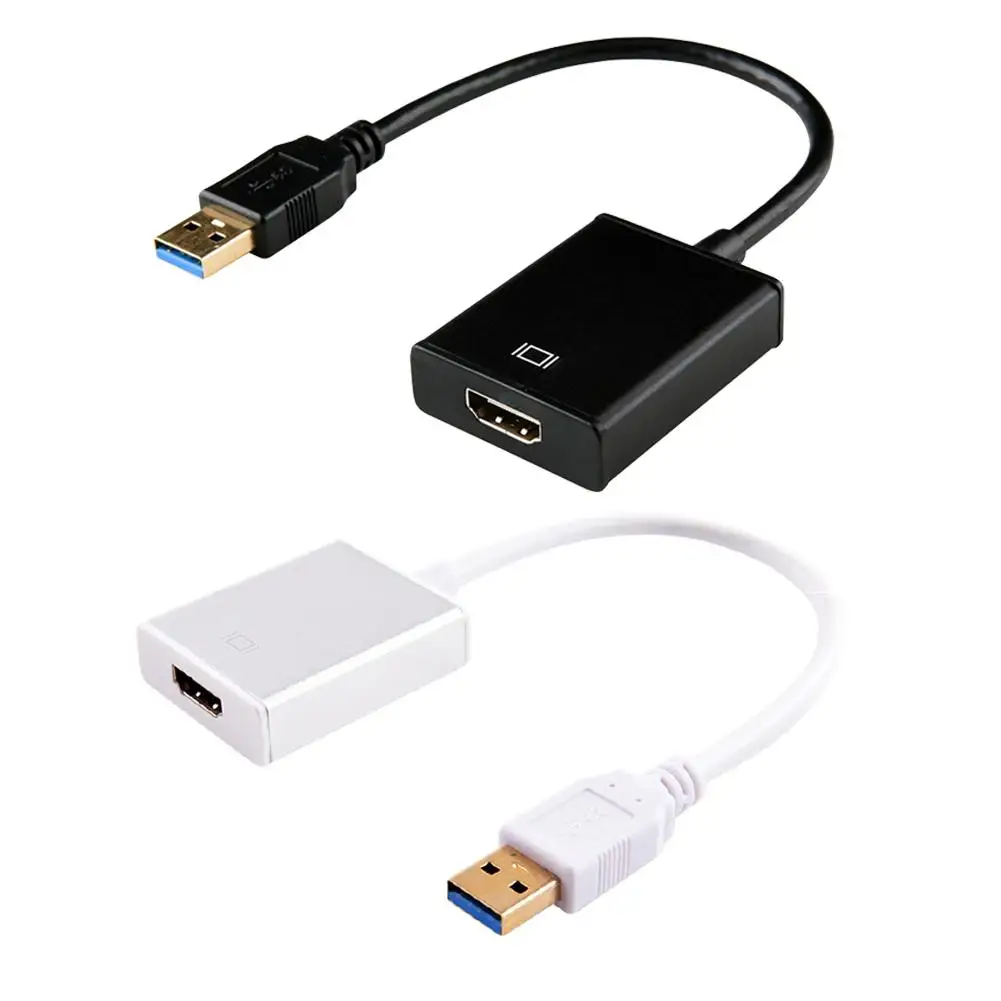 Computer USB 3.0 to HDMI 1080P HD Audio Video Converter for Windows XP 10/8/7