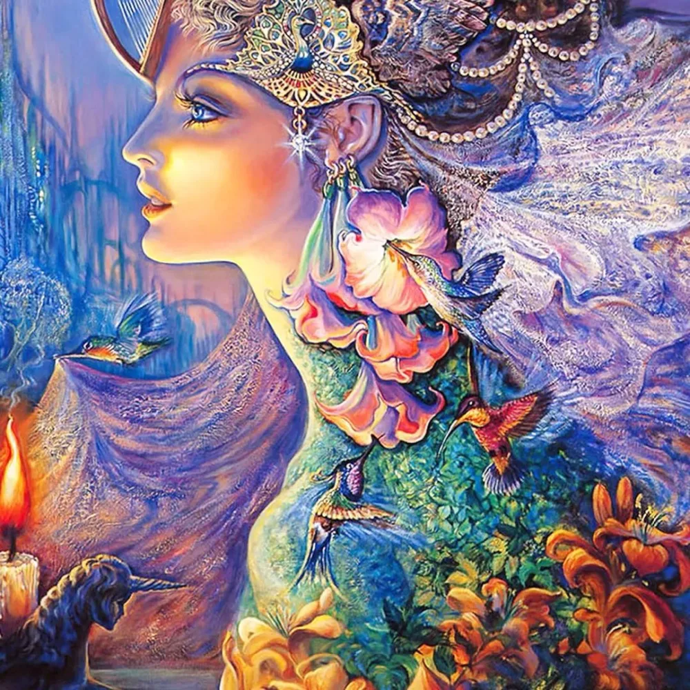 

Princess fantasy fairy new arrival DIY Crystal full drill square 5D diamond painting 3d cross stitch kit mosaic round rhinestone