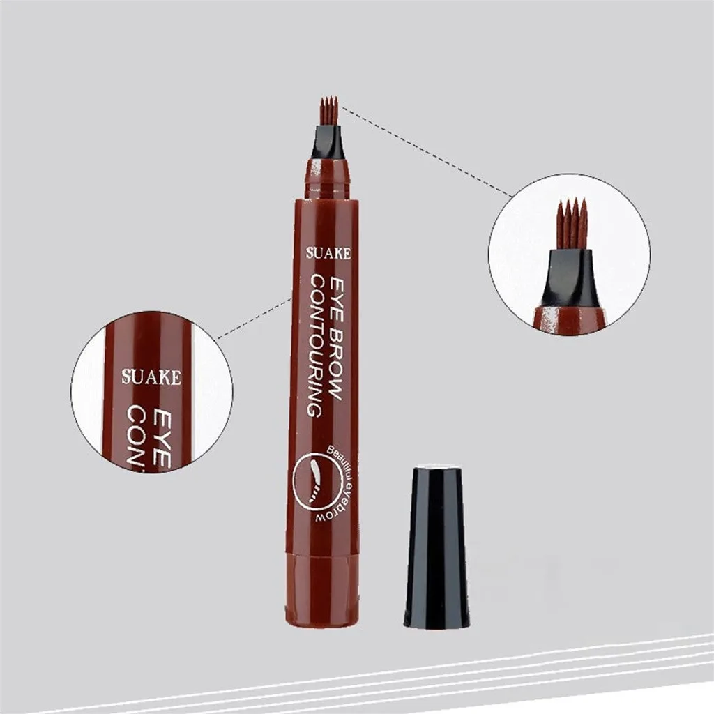 Водонепроницаемый карандаш для бровей длительный Профессиональный татуаж для бровей 5 цветов высококачественный автоматический матовый карандаш для бровей