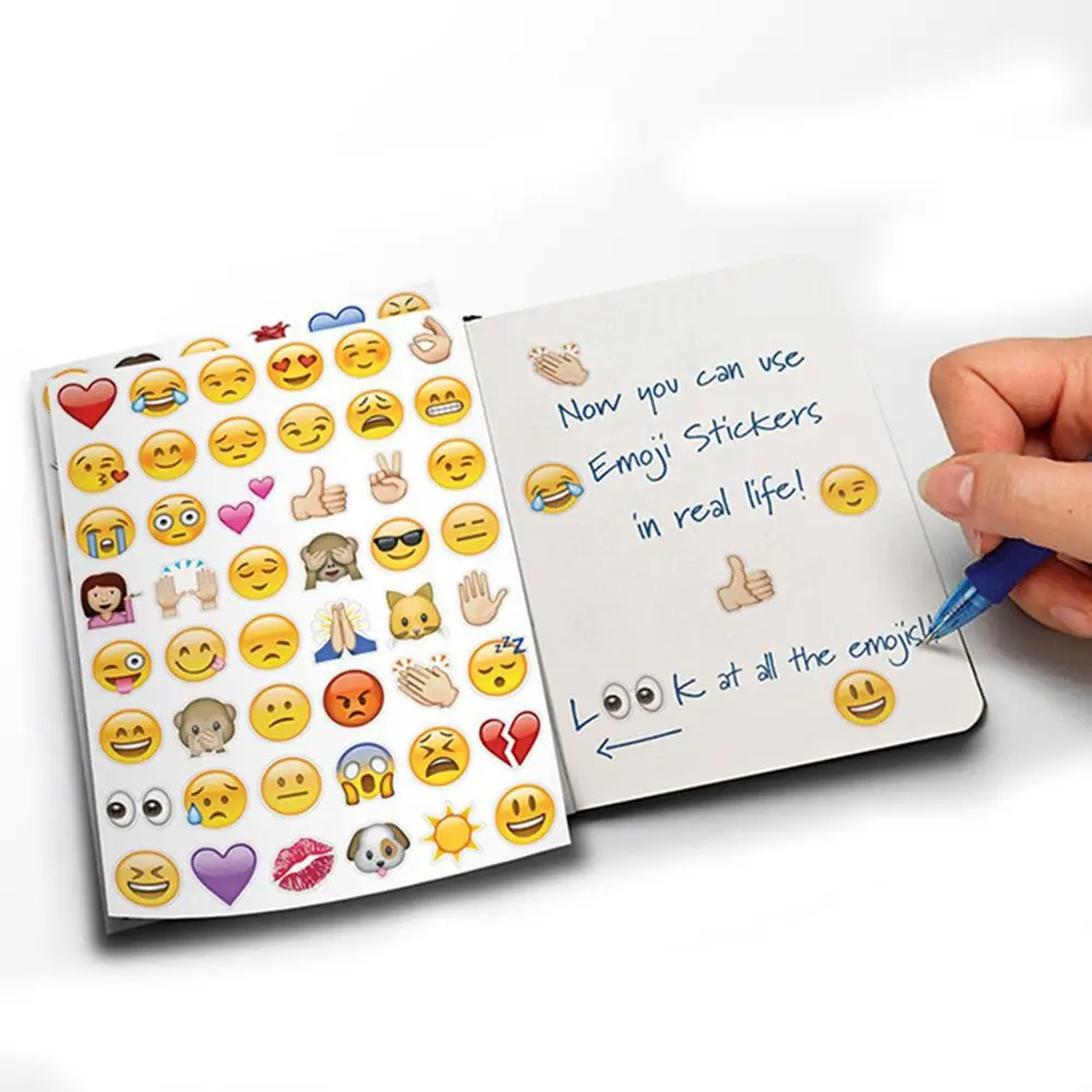 4 folhas emoticons set2017 popular colorido 3d bolha etiquetas dos