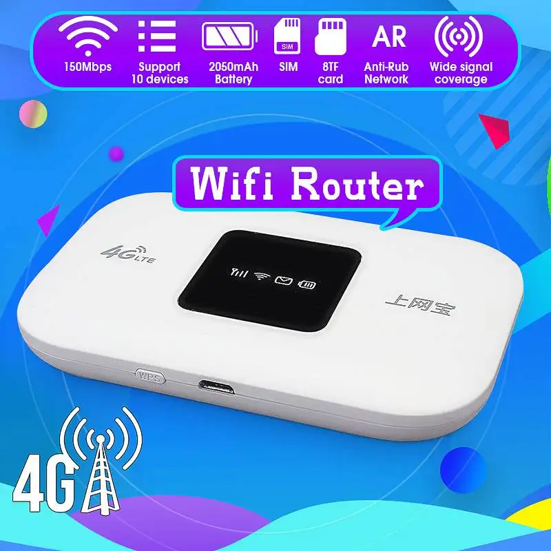 

150Mbps 4G Router Portable WiFi Car WiFi Mobile Hotspot Energy Saving 3 Model 4 Model 5 Model 6 Model