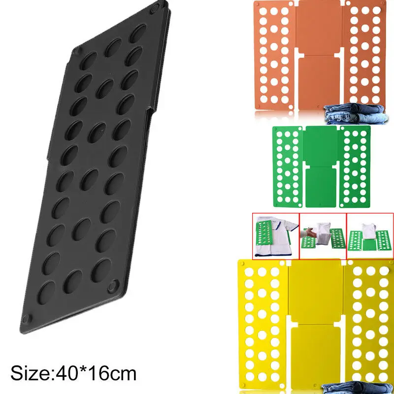 

2019 New Style T-Shirt Top Clothes Folders Magic Folding Board Flip Fold Kids Laundry Organizer Clothes Tools