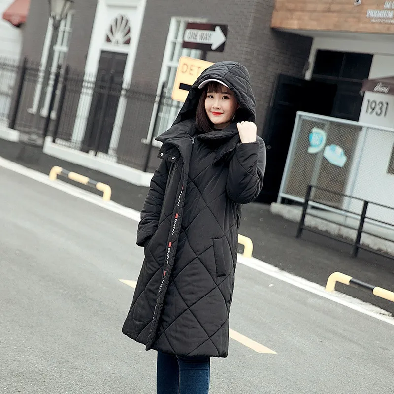 Женская хлопковая куртка большого размера, зимние парки, плотное теплое пальто, женские куртки с капюшоном, плюс размер, пуховая хлопковая куртка s N321