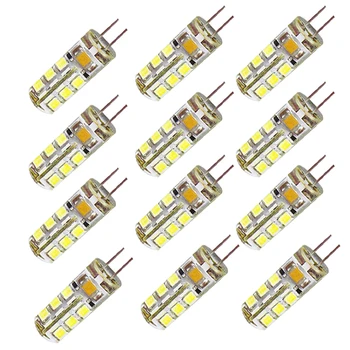 

12 pcs/lot G4 LED DC 12V AC 220V 3W LED Lamp G4 24leds 2835 SMD Bulb Lamp Ultra Bright