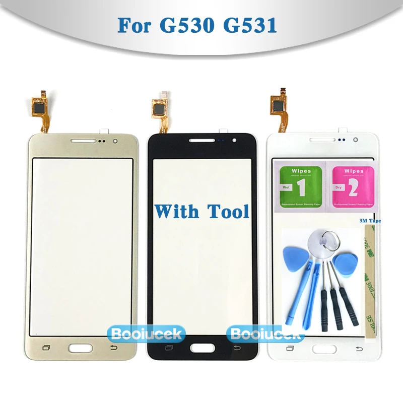 

5.0" For Samsung Galaxy Grand Prime Duos G530 G530H G530F G5308 G531 G531H G531F Sensor Touch Screen Digitizer Front Glass Panel