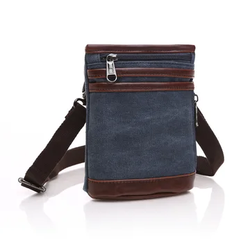

032318 new hot small canvas flap bag messenger bag