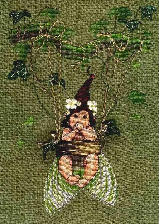CS-1092 cross stitch kit forest fairy Nimue NIUM.jpg