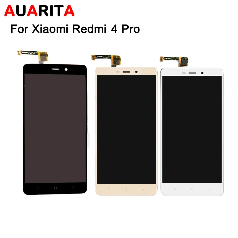 

5pcs/lot LCD Display+Digitizer Touch Screen Assembly For Xiaomi redmi 4 pro prime Cellphone 5.0 inch replace display free tools